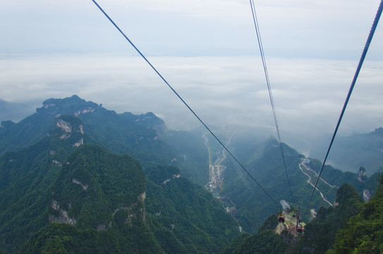 天门山索道