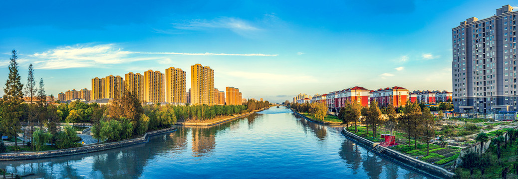 川杨河畔全景