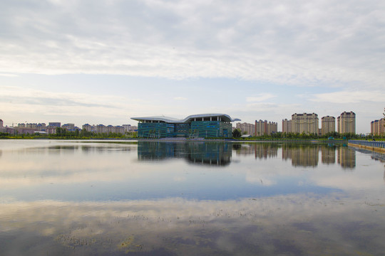 水上公园乐园建筑水天一色