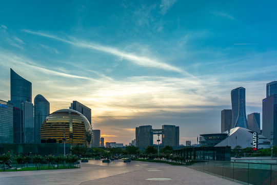 杭州钱江新城风景