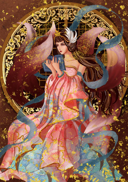 中國(guó)風(fēng)唯美夢(mèng)幻神話(huà)九尾狐