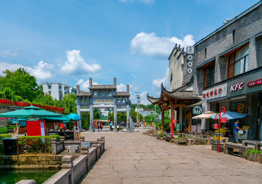 屯溪黎阳老街街景