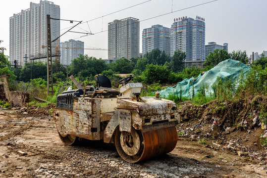 西安铁路建筑工地