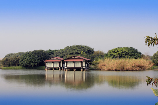 海上田园小木屋