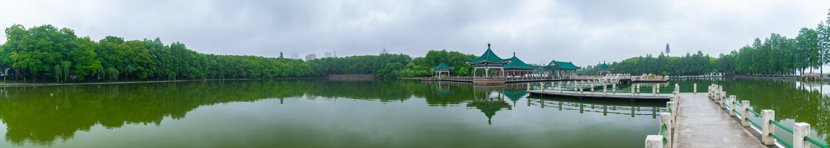 湖北武汉东湖风景区夏日风光