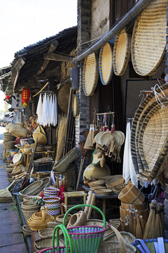 竹编制品店