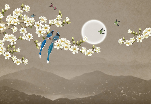 新中式花鳥