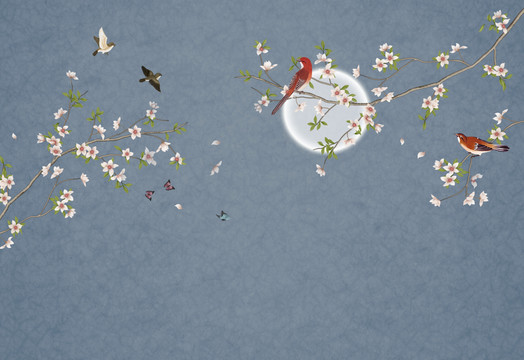 新中式花鳥