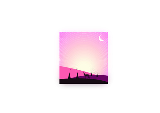 矢量扁平風(fēng)景插畫