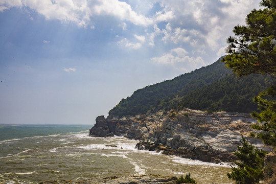 青岛崂山大海