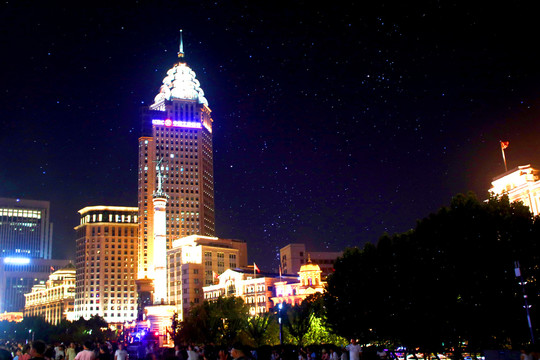 黄浦江夜景