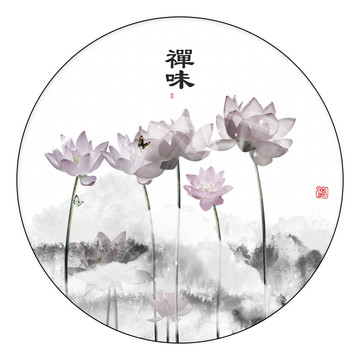 鯉魚荷花
