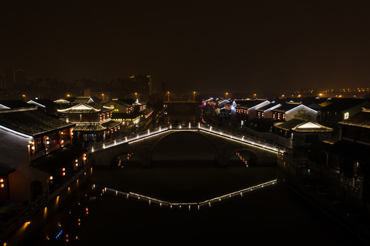 斜塘老街夜景