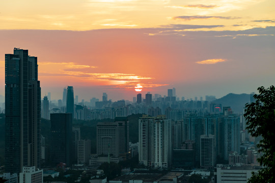 深圳晚霞