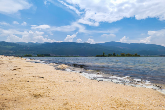 湿地公园沙滩海滩