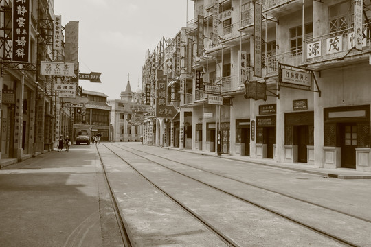 老香港街景