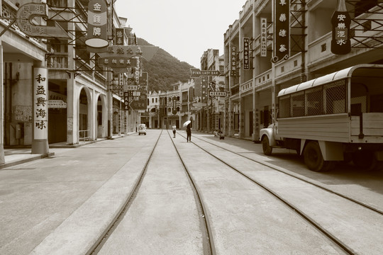 老香港街景