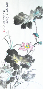 荷風(fēng)晴日出水芙蓉