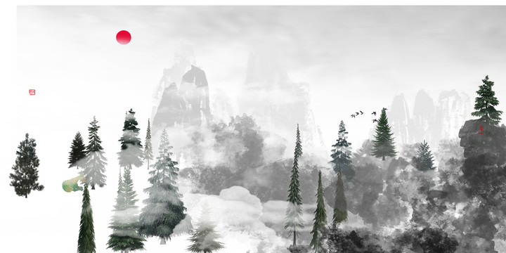 現(xiàn)代水墨