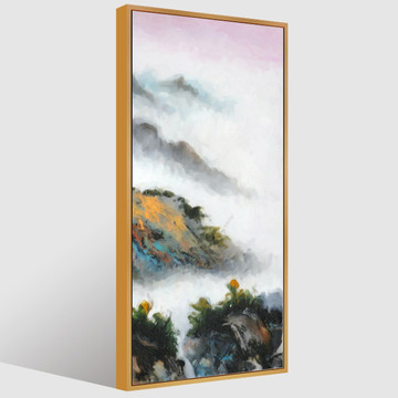 寫意山水風景壁畫