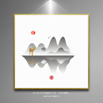 線條裝飾畫