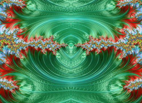 抽象花紋