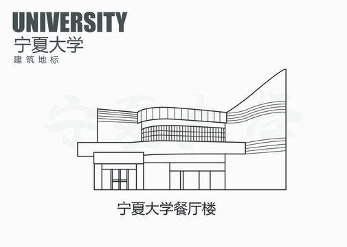 宁夏大学餐厅楼