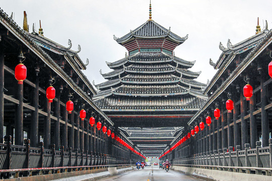 三江风雨桥