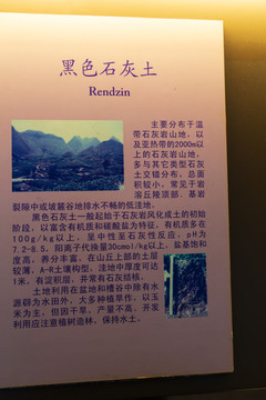 中国农业博物馆黑色石灰土标本
