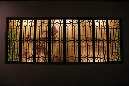 广东博物馆古风窗格