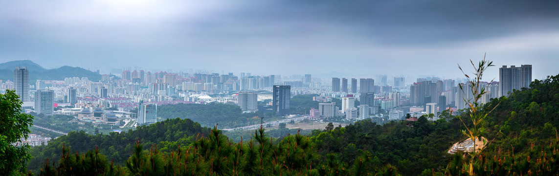 珠海香洲全景图