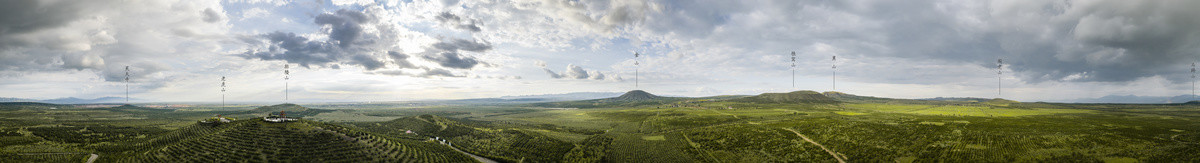 大同火山地质公园火山全景