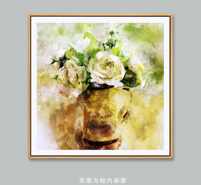 花瓶裝飾畫