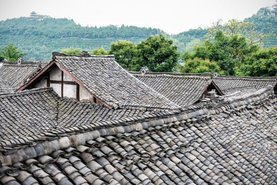 四川阆中古城风光