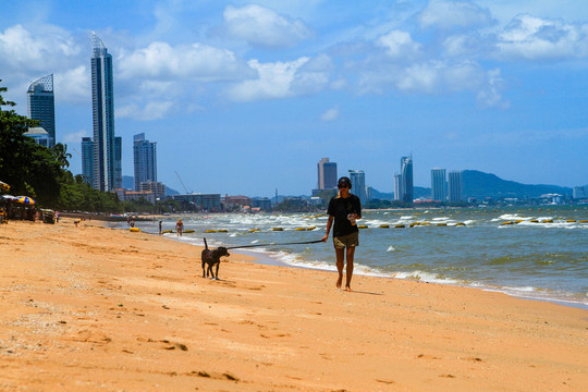 沙滩大海