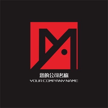 字母M标志logo