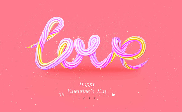 LOVE情人節(jié)psd分層
