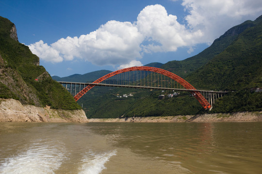 巫峡口和巫山长江大桥