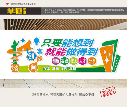 創(chuàng)客空間展板