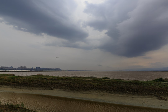 中国山西省运城市中国死海盐湖风