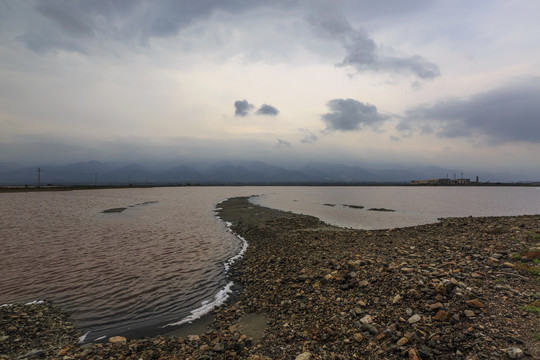 中国山西省运城市中国死海盐湖风