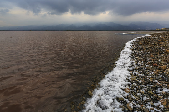 中国山西省运城市中国死海盐湖风