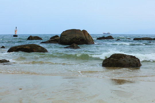 海滩海景大海