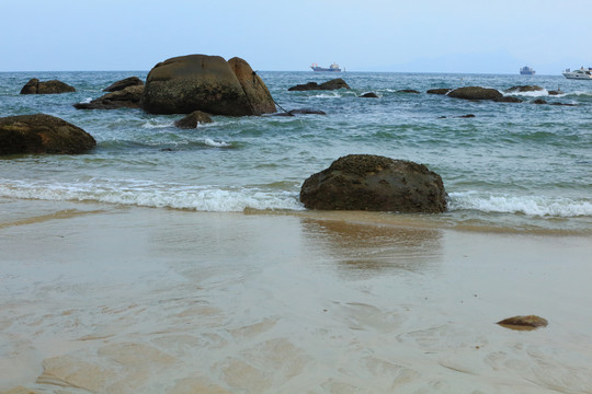 海滩海景大海