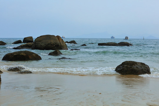 海滩海景大海