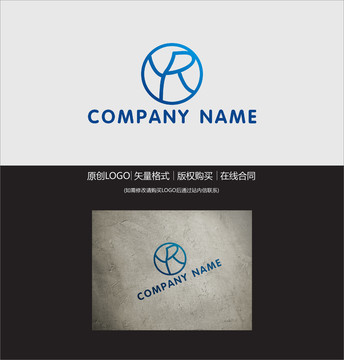 YR字母logo