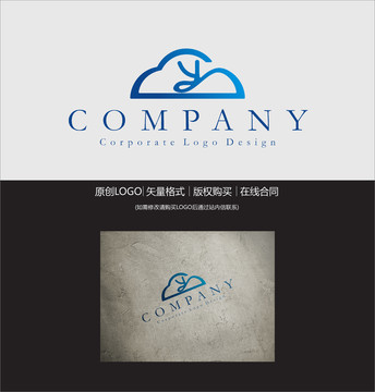 Y字母logo