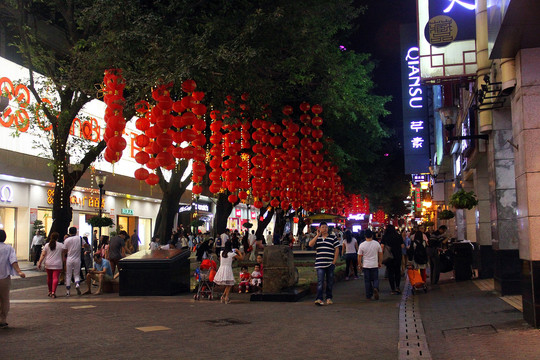 广州城市北京路步行街