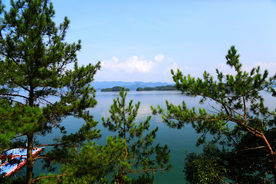 千岛湖湖光山色