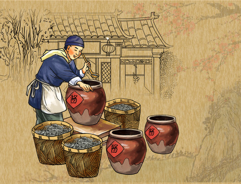 蝦醬插畫